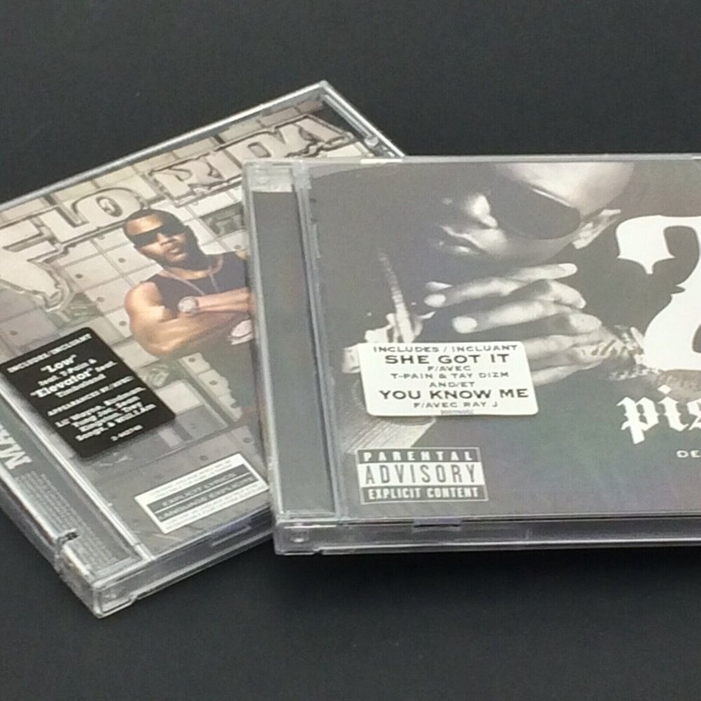 Flo Rida and 2 Pistols Rap CD Lot Mail on Sunday Death Before Dishonor SEALED